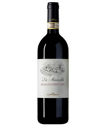 Cortonesi La Mannella Brunello di Montalcino 2018 is one of the best wines for 2023. 