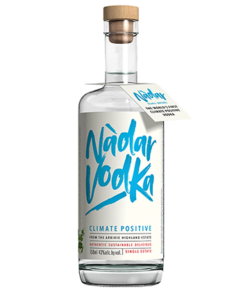 Arbikie Nàdar Vodka is one of the best spirits for 2023. 