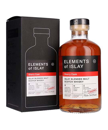 Elements of Islay Sherry Cask is one of the best spirits for 2023. 